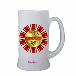 Boccale birra bicchiere scritta evviva la donna festa della donna idea regalo