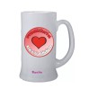 Boccale birra bicchiere scritta fidanzata dell'anno idea regalo san valentino