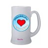 Boccale birra bicchiere scritta fidanzato dell'anno idea regalo san valentino