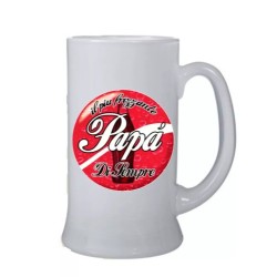 boccale birra bicchiere scritta frizzante papa' festa regalo compleanno