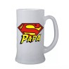 boccale birra bicchiere scritta super papa' festa idea regalo compleanno