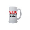 Boccale birra ml 0,5 scritta vip very important papa' regalo festa del papà