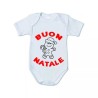 body bianco cotone bambino bambina scritta buon natale idea regalo