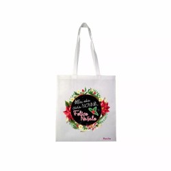 borsa spesa 36x40 scritta alla cara nonna felice natale regalo feste nipoti