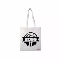 borsa spesa 36x40 scritta buon natale boss regalo azienda colleghi