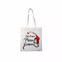borsa spesa 36x40 scritta sei il mio pieno d'amore regalo festa innamorati amore