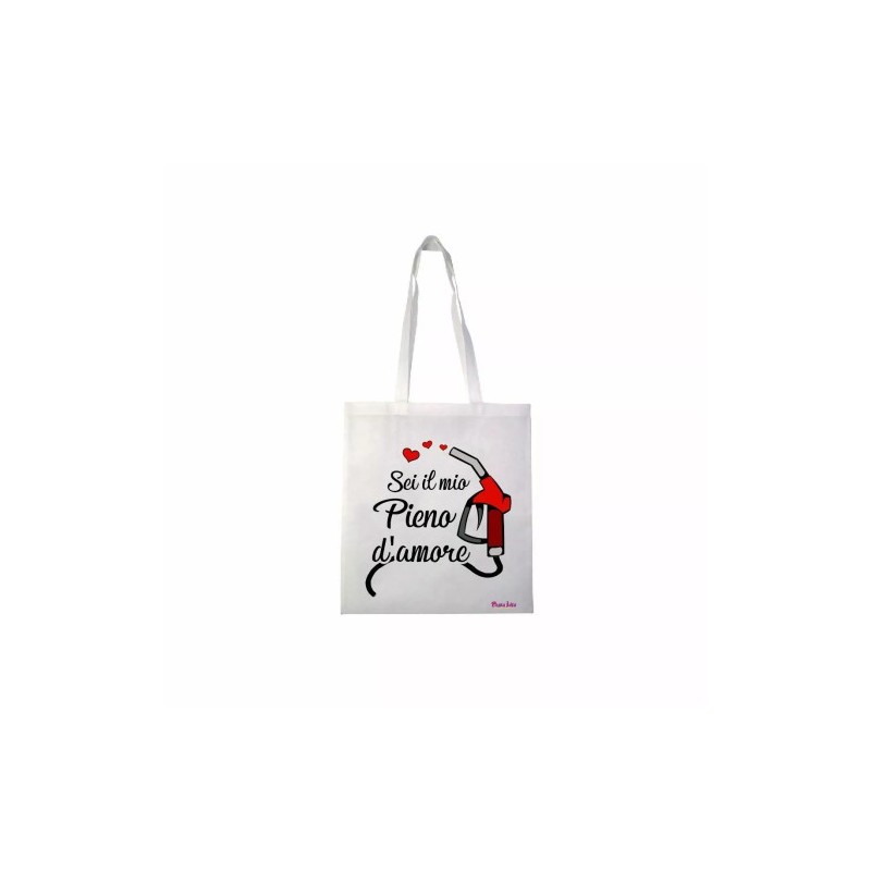 borsa spesa 36x40 scritta sei il mio pieno d'amore regalo festa innamorati amore