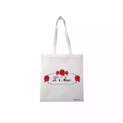 borsa spesa 36x40 scritta ti amo regalo festa innamorati amore rose
