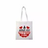 borsa spesa poliestere 36x40 scritta amore mio buon natale ti amo regalo feste