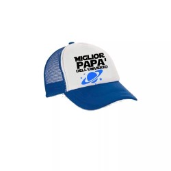 cappello cappellino visiera scritta miglior papà dell'universo regalo festa papà