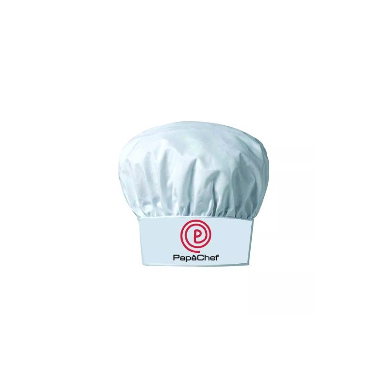 cappello cuoco chef bianco scritta papà chef idea regalo festa del papa'