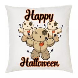 cuscino 40 x 40 cm con disegno e scritta happy halloween idea regalo