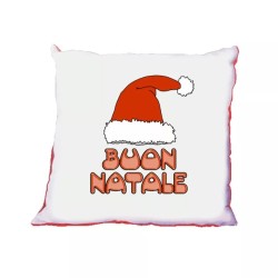 cuscino 40 x 40 scritta buon natale regalo natale uomo donna