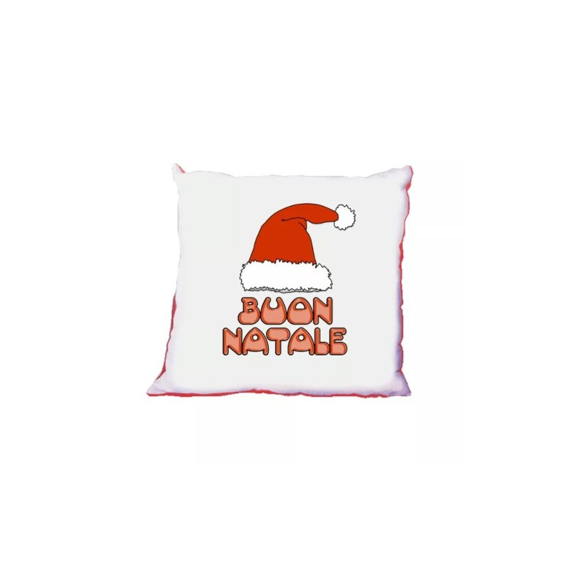 cuscino 40 x 40 scritta buon natale regalo natale uomo donna