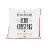 cuscino 40 x 40 scritta merry christmas happy new year regalo natale uomo donna