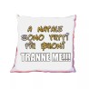 cuscino 40 x 40 scritta natale tutti buoni tranne me regalo natale uomo donna