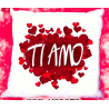cuscino 40 x 40 scritta ti amo AMORE san valentino cuore cuori regalo