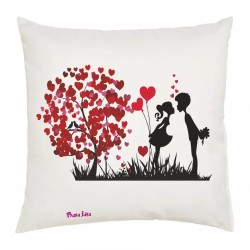 cuscino 40x40 disegno albero vita cuore festa innamorati regalo amore uomo donna