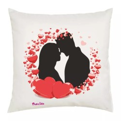 cuscino 40x40 disegno cuore innamorati regalo amore uomo donna