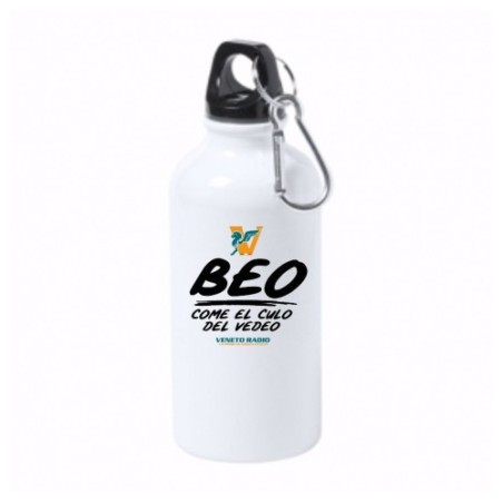 borraccia bottiglia alluminio 500 ml veneto radio beo come al culo del vedeo