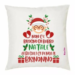 cuscino 40x40 scritta ai regali ci pensa il bisnonno regalo natale nipoti