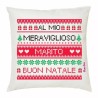 cuscino 40x40 scritta al mio meraviglioso marito regalo buon natale
