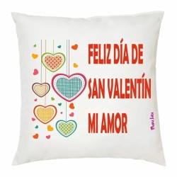 cuscino 40x40 scritta amore idea regalo festa innamorati uomo donna