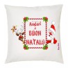 cuscino 40x40 scritta auguri di buon natale idea regalo famiglia