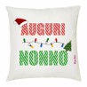 cuscino 40x40 scritta auguri nonno regalo natale nonno nipoti