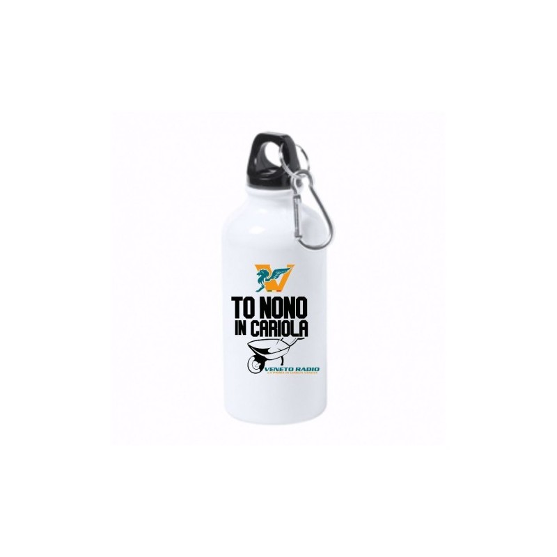 borraccia bottiglia alluminio 500 ml veneto radio to nono in cariola