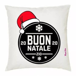 cuscino 40x40 scritta buon natale zio 2020 auguri regalo nipoti