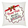 cuscino 40x40 scritta buone feste mia cara cugina natale auguri regalo cugine