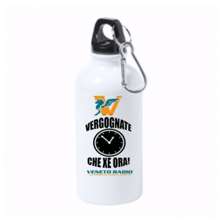 borraccia bottiglia alluminio 500 ml veneto radio vergognate ca xe ora