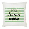 cuscino 40x40 scritta dolce natale nonno auguri nipoti nonno regalo
