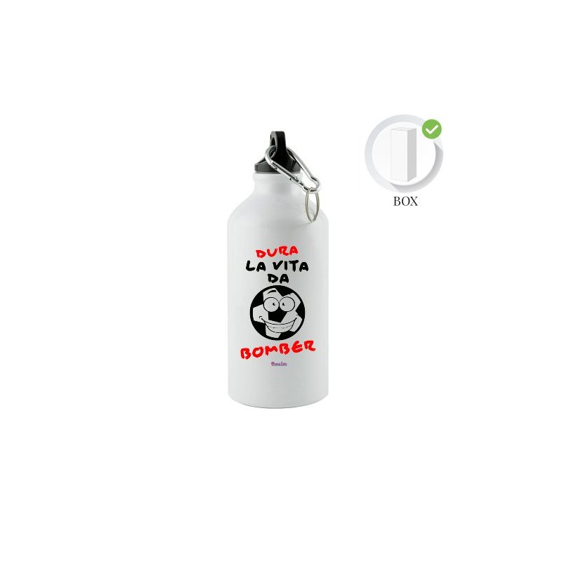 Borraccia dura la vita da bomber bottiglia in alluminio con tappo 500 ml