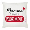 cuscino 40x40 scritta mamma ti auguro un felice natale auguri regalo mamma madre