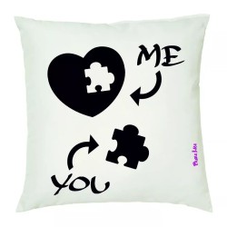 cuscino 40x40 scritta me you idea regalo cuore san valentino amore puzzle