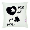 cuscino 40x40 scritta me you idea regalo cuore san valentino amore puzzle