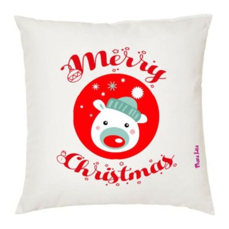 cuscino 40x40 scritta merry christmas buon natale idea regalo