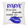 cuscino 40x40 scritta papa' se non ci fossi bisogna inventarti idea regalo festa