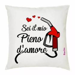 cuscino 40x40 scritta sei il mio pieno d'amore festa innamorati regalo amore