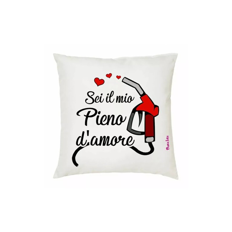 cuscino 40x40 scritta sei il mio pieno d'amore festa innamorati regalo amore