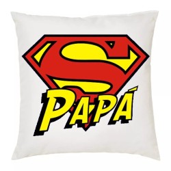 cuscino 40x40 scritta super papà idea regalo festa papa' compleanno