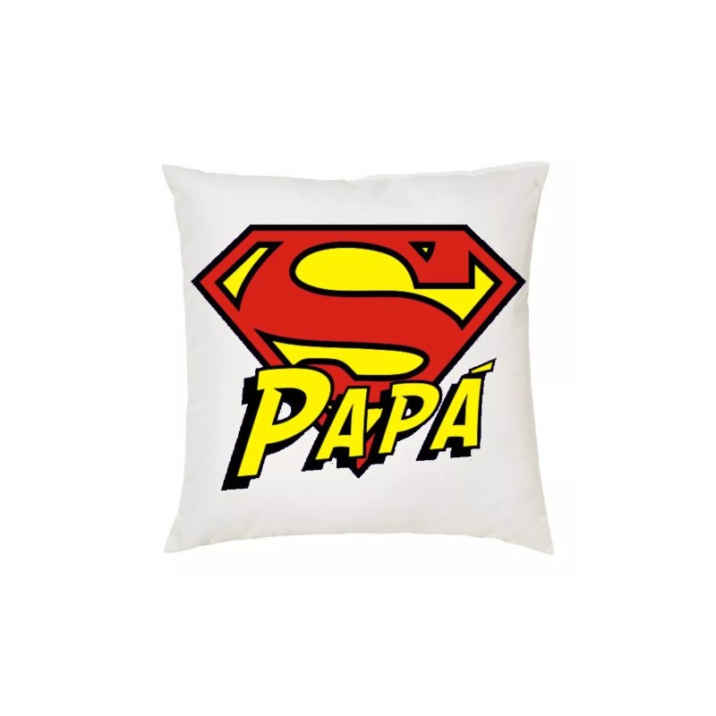 cuscino 40x40 scritta super papà idea regalo festa papa' compleanno