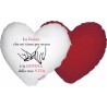 cuscino a cuore con scritta la donna che mi tiene per mano regalo festa donna