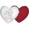 cuscino forma cuore scritta i love you festa innamorati donna uomo