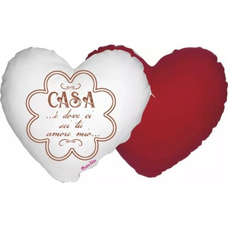 cuscino forma di cuore casa e dove ci sei tu amore mio festa innamorati lui lei