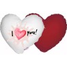 cuscino forma di cuore con scritta i love you festa innamorati uomo donna cuore