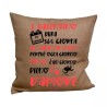 cuscino juta 40x40 scritta giorno pieno d'amore regalo cuore festa innamorati