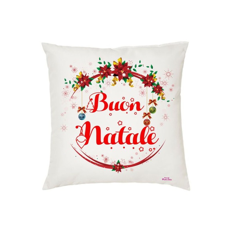 cuscino scritta buon natale idea regalo uomo donna cuscini natalizi